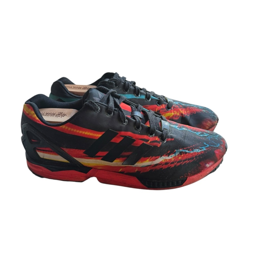 adidas Men's Athletic Shoes Black Red Yellow